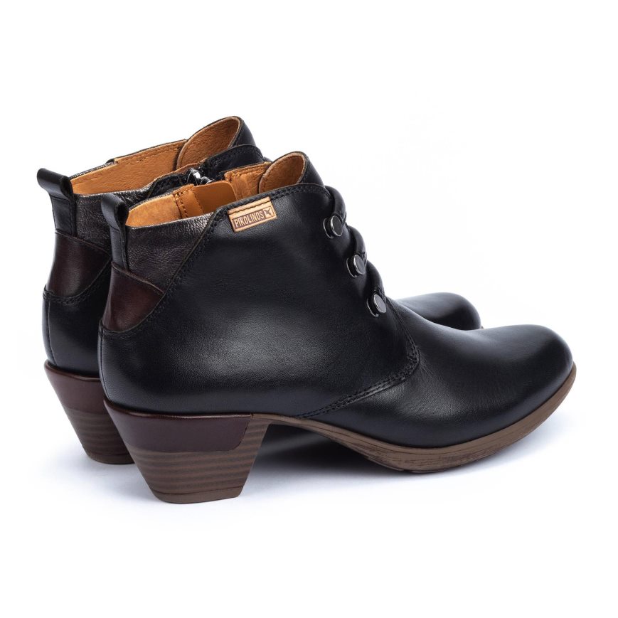 Women's Pikolinos ROTTERDAM Ankle Boots Black | NZ Z13Q97A